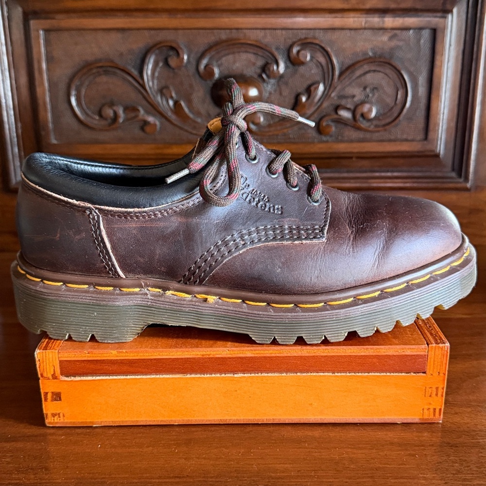 Vintage Dr. Martens Leather Oxford Shoes 8053 Model ~ 5UK, 7W, 6M - Picture 4 of 12